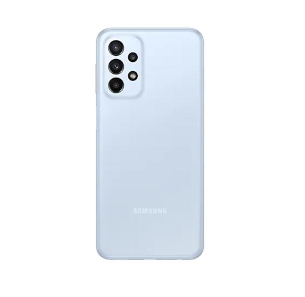 Мобилен телефон Samsung SM-A236 GALAXY A23 5G 128 GB, Octa-Core (4x2.4 GHz, 4x1.9 GHz), 4 GB RAM, 6.6" 1080x2408 90 Hz, 50.0 MP + 5.0 MP + 2.0 MP + 2.0 MP + 8.0 Selfie, 5000 mAh, Dual SIM, Light Blue