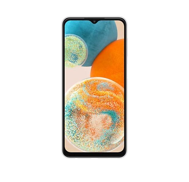 Мобилен телефон Samsung SM-A236 GALAXY A23 5G 64 GB, Octa-Core (2x2.2 GHz, 6x1.7 GHz), 4 GB RAM, 6.6" 1080x2408 120 Hz, 50.0 MP + 5.0 MP + 2.0 MP + 2.0 MP + 8.0 MP Selfie, 5000 mAh, Dual SIM, White