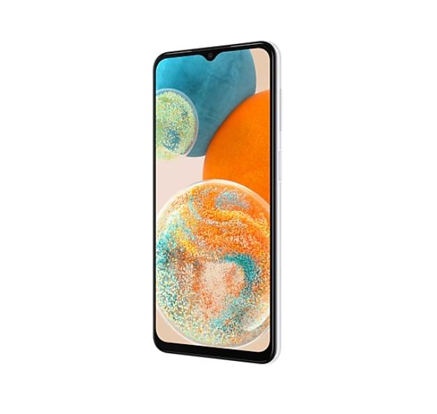 Мобилен телефон Samsung SM-A236 GALAXY A23 5G 64 GB, Octa-Core (2x2.2 GHz, 6x1.7 GHz), 4 GB RAM, 6.6" 1080x2408 120 Hz, 50.0 MP + 5.0 MP + 2.0 MP + 2.0 MP + 8.0 MP Selfie, 5000 mAh, Dual SIM, White
