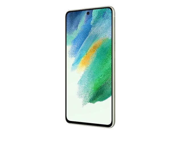 Мобилен телефон Samsung SM-G990B GALAXY S21 FE 5G 256 GB, Octa-Core (1x 2.84 GHz, 3x2.42 GHz, 4x1.8 GHz), 8 GB RAM, 6.4'' 1080 x 2400 Dynamic AMOLED 2X, 120 Hz, HDR 10+ , 12 MP + 8 MP + 12 MP + 32 MP Selfie, 4500 mAh, Dual SIM, Android 12, Olive