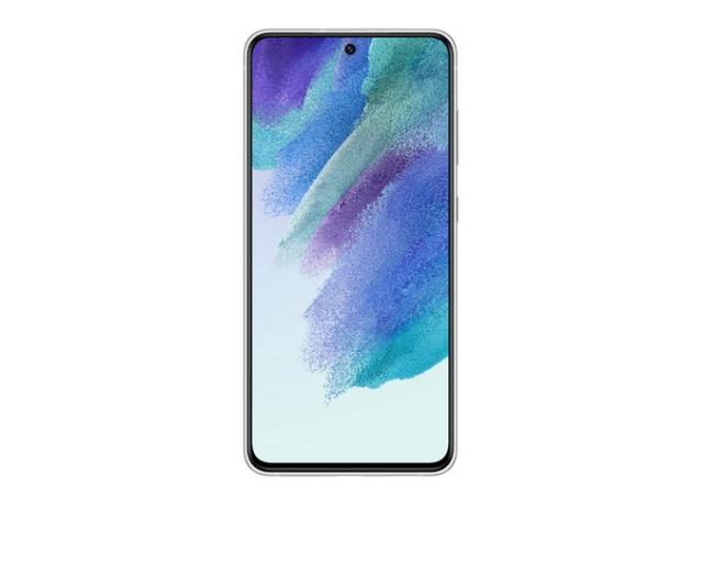 Мобилен телефон Samsung SM-G990B GALAXY S21 FE 5G 256 GB, Octa-Core (1x 2.84 GHz, 3x2.42 GHz, 4x1.8 GHz), 8 GB RAM, 6.4'' 1080 x 2400 Dynamic AMOLED 2X, 120 Hz, HDR 10+ , 12 MP + 8 MP + 12 MP + 32 MP Selfie, 4500 mAh, Dual SIM, Android 12, White