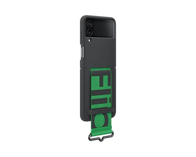 Калъф Samsung Flip4 Silicone Cover with Strap Black