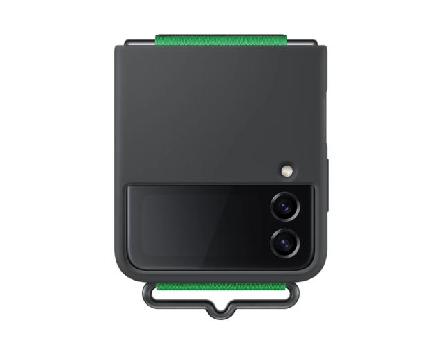 Калъф Samsung Flip4 Silicone Cover with Strap Black
