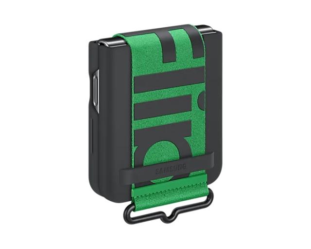 Калъф Samsung Flip4 Silicone Cover with Strap Black