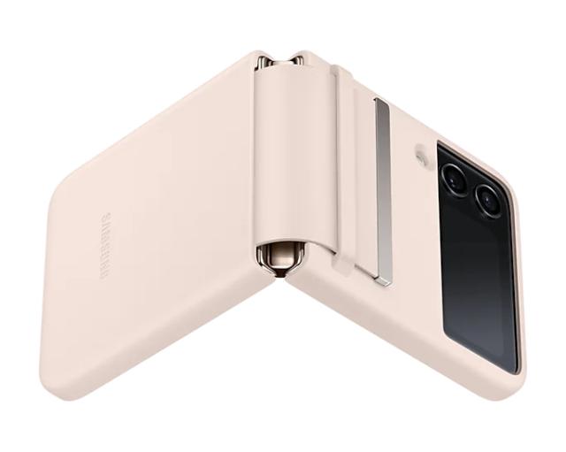 Калъф Samsung Flip4 Flap Leather Cover Peach