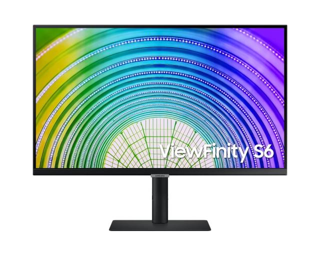 Монитор Samsung 27A600 , 27" IPS, 75 Hz, 5 ms GTG, 2560x1440, 300 cd/m2, 1000:1, FreeSync, Eco Saving Plus, Eye Saver, Flicker Free, PIP, PBP, Daisy Chain, USB-C, 3xUSB, Display Port, HDMI, USB-C 90W, Headphone, LAN, 178°/178°, Black