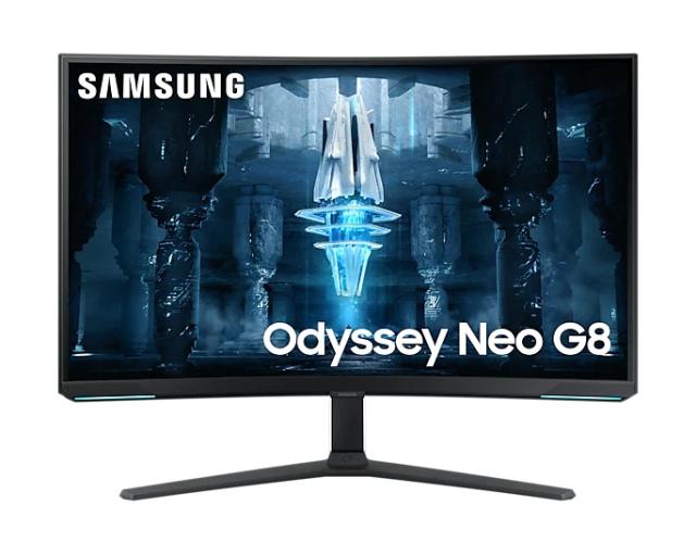 Монитор Samsung 32BG850 32" Odyssey G4, Curved 1000R, UHD Mini LED VA, 240 Hz, 1 ms GTG, 3840x2160, 350 cd/m2, 1000:1 Contrast, Eco Saving Plus, Flicker Free, AMD FreeSync Premium Pro, Black Equalizer, DP 1.4, 2xHDMI 2.1, 2xUSB, Headphone Jack, White