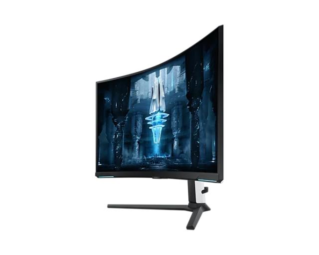 Монитор Samsung 32BG850 32" Odyssey G4, Curved 1000R, UHD Mini LED VA, 240 Hz, 1 ms GTG, 3840x2160, 350 cd/m2, 1000:1 Contrast, Eco Saving Plus, Flicker Free, AMD FreeSync Premium Pro, Black Equalizer, DP 1.4, 2xHDMI 2.1, 2xUSB, Headphone Jack, White