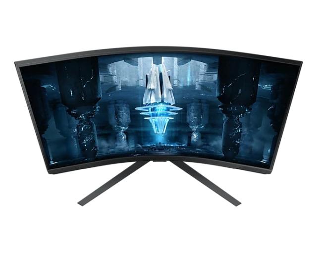 Монитор Samsung 32BG850 32" Odyssey G4, Curved 1000R, UHD Mini LED VA, 240 Hz, 1 ms GTG, 3840x2160, 350 cd/m2, 1000:1 Contrast, Eco Saving Plus, Flicker Free, AMD FreeSync Premium Pro, Black Equalizer, DP 1.4, 2xHDMI 2.1, 2xUSB, Headphone Jack, White