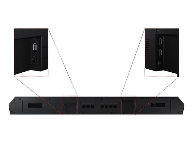 Аудио система Samsung HW-Q600B Soundbar 3.1.2, 360W, Subwoofer Wireless, Dolby Atmos, Black