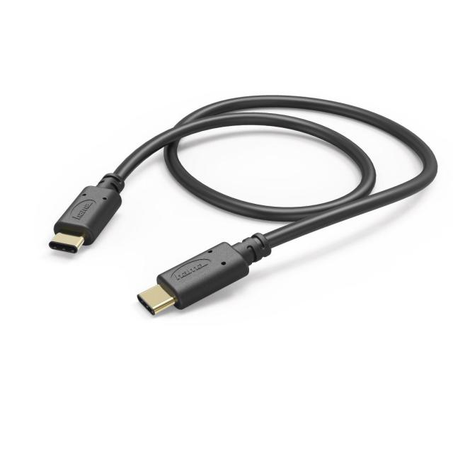 Кабел USB-C мъжко - USB-C мъжко, 1.5 м, 480 MBit/s, Черен
