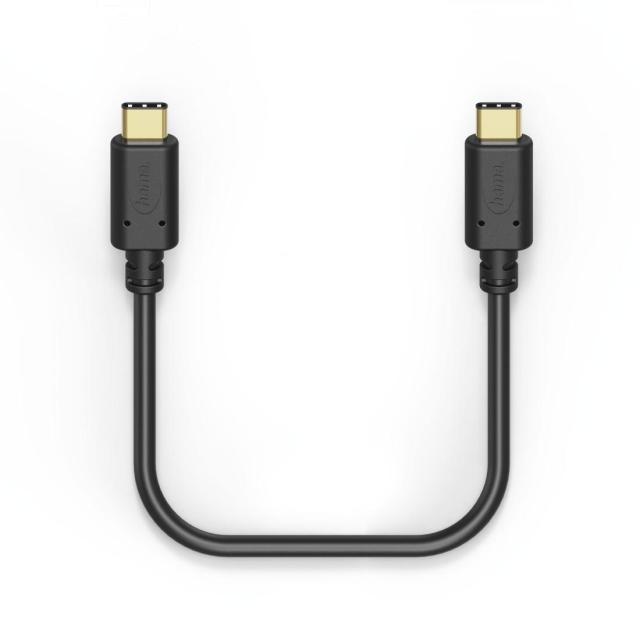 Кабел USB-C мъжко - USB-C мъжко, 1.5 м, 480 MBit/s, Черен