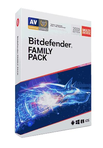 Лиценз за ползване на програмен продукт Bitdefender Family Pack, 15 users, 3 years