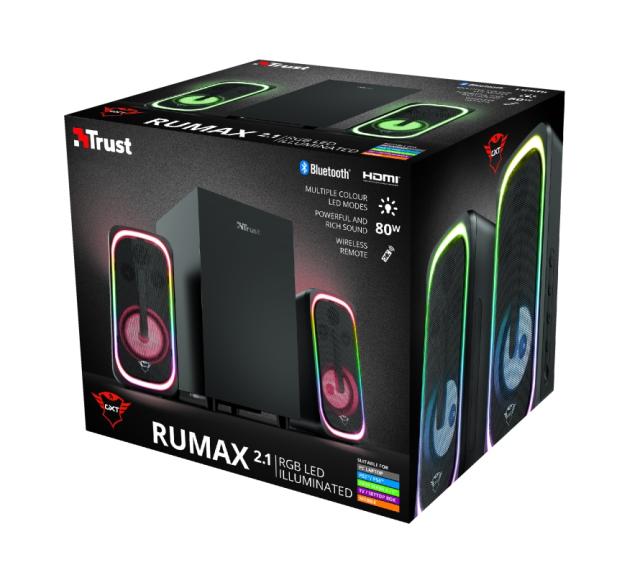 Аудио система TRUST GXT 635 Rumax 2.1 RGB Bluetooth Speaker Set