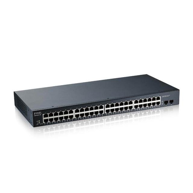 Комутатор Zyxel GS1900-48 v2, 48-port GbE L2 Smart Switch, rackmount
