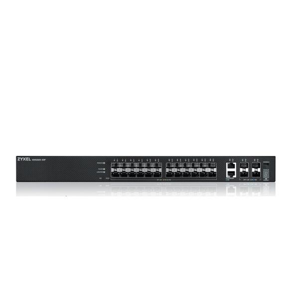 Комутатор ZyXEL XGS2220-30F, L3 Access Switch, 24x1G SFP, 2x10mG RJ45, 4x10G SFP+ Uplink, incl. 1 yr NebulaFlex Pro