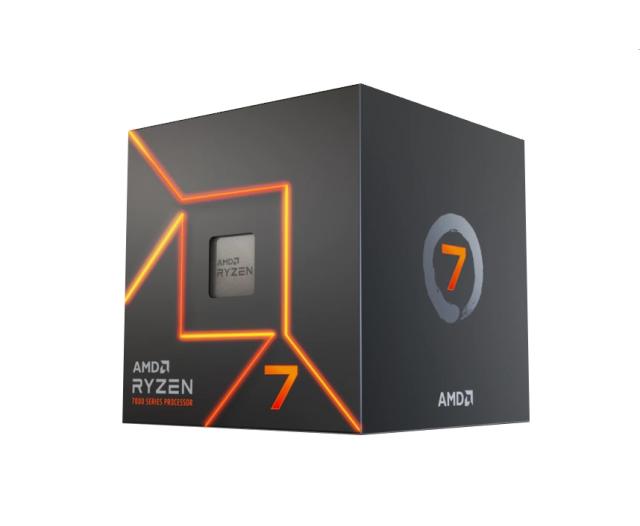 Процесор AMD RYZEN 7 7700 8-Core 3.8 GHz (5.3 GHz Turbo) 32MB/65W/AM5/ BOX, с охлаждане AMD Wraith Prism