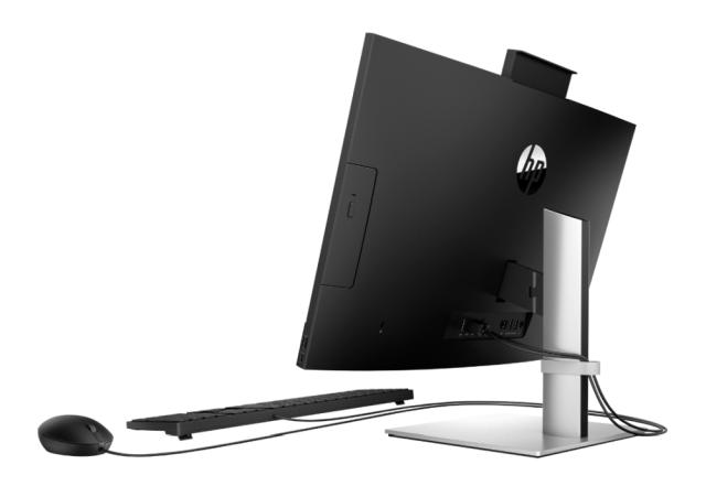 Настолен компютър - всичко в едно HP ProOne 440 G9 All-in-One, Core i5-12400T(1.8GHz, up to 4.2GHz/18MB/6C), 23.8" FHD IPS non-Touch + 5MP WebCam, 8GB 3200Mhz 1DIMM, 512GB PCIe SSD, NO DVDRW,  Wi-Fi 6 + BT 5.2, FreeDOS, 2 Year Warranty On-site