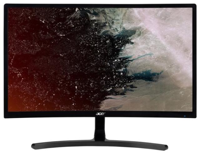 Монитор Acer ED242QRAbidpx, 23.6" Curved VA, Anti-Glare, FreeSync 144Hz, 4ms, 100M:1 DCR, 250 cd/m2, FullHD 1920x1080, DVI, HDMI, DisplayPort, Audio Out, Black