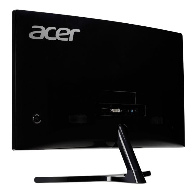 Монитор Acer ED242QRAbidpx, 23.6" Curved VA, Anti-Glare, FreeSync 144Hz, 4ms, 100M:1 DCR, 250 cd/m2, FullHD 1920x1080, DVI, HDMI, DisplayPort, Audio Out, Black