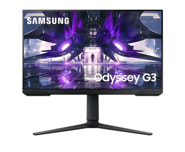 Монитор Samsung 24G30A 24" Odyssey G3, VA, 144 Hz, 1 ms (MPRT), 250 cd/m2, 3000: 1, 1920x1080, Mega DCR, AMD FreeSync Premium, Display Port, HDMI, Black