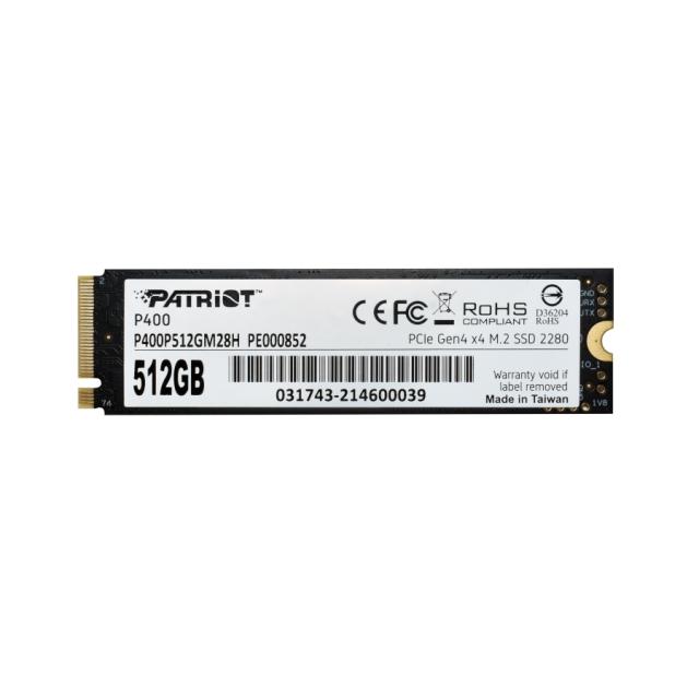 Твърд диск Patriot P400 512GB M.2 2280 PCIE Gen4 x4