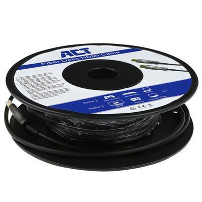 Кабел ACT AK4030, DisplayPort мъжко - DisplayPort мъжко, 10 м, Черен