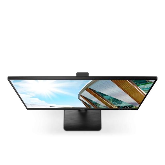 Монитор AOC 27P2C, 27" IPS WLED, 1920x1080@75Hz, 4ms GtG, 250cd m/2, 1000:1, DCR 50M:1, Adaptive Sync, FlickerFree, Low Blue Light, 2Wx2, Tilt, Height Adjust, Pivot, Swivel, HDMI, DP, USB Hub