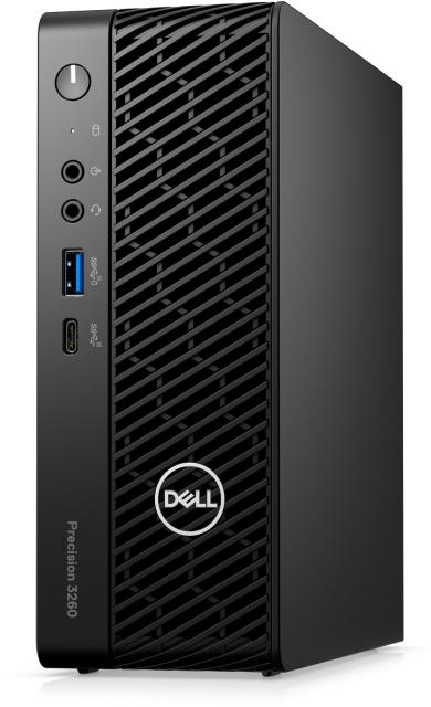 Работна станция Dell Precision 3260 CFF, Intel Core i9-12900 (30M Cache, up to 5.1 GHz), 16GB (1x16GB) DDR5 4800MHz SO-DIMM, 512GB SSD PCIe M.2, Nvidia T1000 8GB, 8GB, Wi-Fi 6E, Bluetooth 5.2, Keyboard&Mouse, Win 11 Pro, 3Yr Basic Onsite