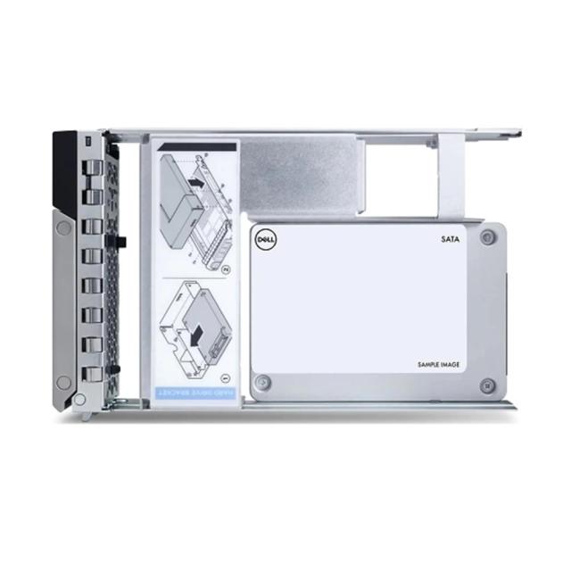 Твърд диск Dell 480GB SSD SATA Read Intensive 6Gbps 512e 2.5in with 3.5in HYB CARR, CusKit, Compatible with R440, R450, R640, R650, R740, R740xd, R750, R6525, R840, R940, C6520, T550, R7625