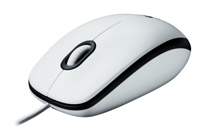 Мишка Logitech Mouse M100, оптична (1000dpi), USB, White