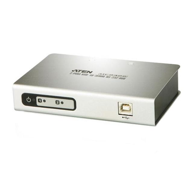 ATEN ATEN UC2322 2-портов хъб, USB към RS-232