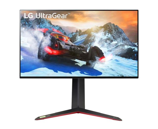Монитор LG 27GP95R-B, 27", UltraGear Nano IPS 1ms, AG, UHD 4K (3840x2160), 144Hz (up to 160 Hz), HDR 600, 1000:1, 400cd/m2, DCI-P3 98%, USB3.0 (1up/2down), 4K & VRR Up to 120Hz, AMD Free-sync, NVIDIA G-Sync, HDMI 2.1, DP, Height Adjustable, Pivot, Ti