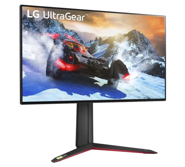 Монитор LG 27GP95R-B, 27", UltraGear Nano IPS 1ms, AG, UHD 4K (3840x2160), 144Hz (up to 160 Hz), HDR 600, 1000:1, 400cd/m2, DCI-P3 98%, USB3.0 (1up/2down), 4K & VRR Up to 120Hz, AMD Free-sync, NVIDIA G-Sync, HDMI 2.1, DP, Height Adjustable, Pivot, Ti