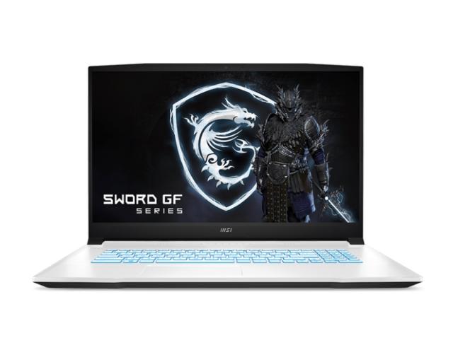 Лаптоп MSI Sword 17 A12UD, 17.3" FHD (1920x1080), 144Hz, IPS-Level, i7-12700H, DDR4 16GB 3200MHz (8GBx2), RTX 3050 Ti GDDR6 4GB, 512GB NVMe PCIe SSD Gen4x4, NO M.2 slot free, Intel Wi-Fi 6, BT5.2, Single backlight KB(Red), 3-Cell 53.5Whr, Free DOS