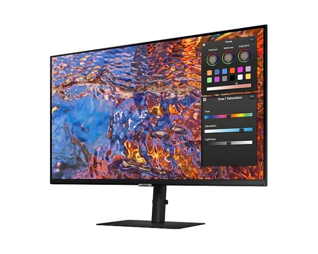 Монитор Samsung 32B800, 32" IPS SMART Monitor, 60Hz, 5 ms GTG, 3840 x 2160, 350 cd/m2, 1000:1 Contrast, HDR 600, Quantum Dot Color, Eye Saver Mode, Flicker Free, DP 1.4, HDMI, 3xUSB, USB-C, Headphone Jack, 178°/178°, Black