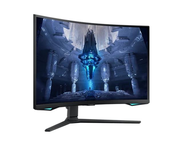 Монитор Samsung 32BG750 32" Odyssey G7 Smart, Curved 1000R, VA, 165 Hz, 1 ms GTG, 3840x2160, 350 cd/m2, 1 000 000:1 Contrast, HDR 2000, Eye Saver, Flicker Free, AMD FreeSync Premium Pro, DP 1.4, 2xHDMI 2.1, 2xUSB 3.0, Headphone Jack