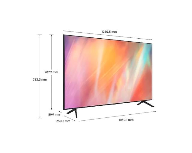 Телевизор Samsung 55" 55AU7092 4K UHD LED TV, SMART, 2000 PQI, Dolby Digital Plus, 3xHDMI, USB, WiFi, Bluetooth 4.2, Tizen, Dark Gray
