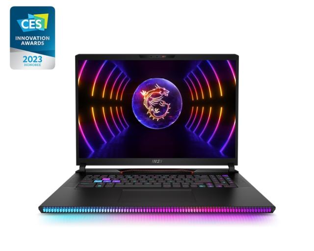 Лаптоп MSI Raider GE78 HX 13VH, RTX 4080, GDDR6 12GB, 17" 16:10 QHD+(2560x1600), 240Hz, IPS-level, i9-13950HX (24C/32T), DDR5 64GB 5600 (32GBx2), 2TB NVMe PCIe Gen4x4 SSD, 99 key per-key RGB 1.5mm, FHDCAM, 2Y, 4-Cell 99 Whr, Win 11 Home, 3.1 kg