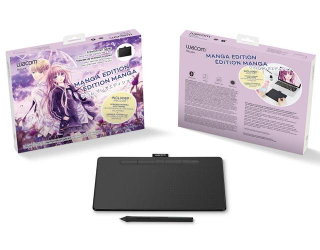 Таблет Wacom Intuos S Bluetooth Black Manga