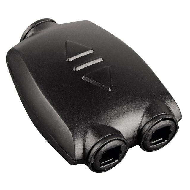 Оптичен сплитер 1 - 2 HAMA 42942, ODT Toslink Plug, Черен