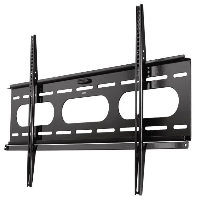 Стенна стойка за TV HAMA, Фиксирана, 37"-90", 75 кг, Черна