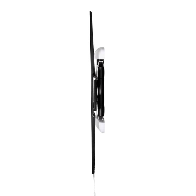 Стенна стойка за TV HAMA, Регулируема, 46"-90", 75 кг, Черен/Бял