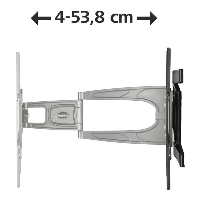 Стенна стойка за TV HAMA, Регулируема, 32"-56", 25 кг, 3 звезди, Черна