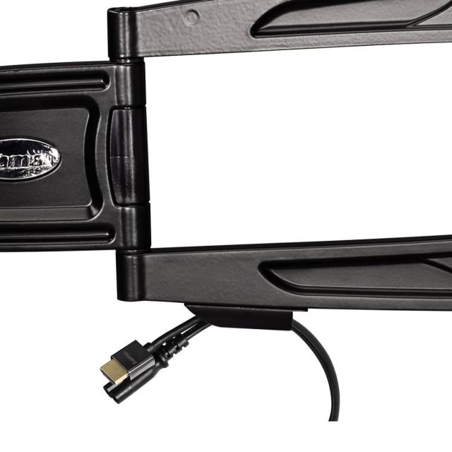 Стенна стойка за TV HAMA, Регулируема, 32"-56", 25 кг, 3 звезди, Черна