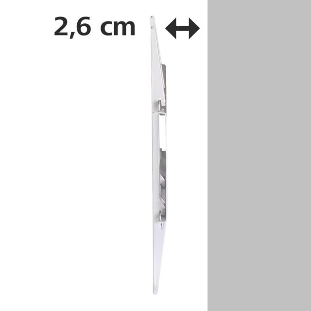 Стенна стойка за TV HAMA Ultraslim Фиксирана, 56", 50 кг, 3 звезди, Бяла