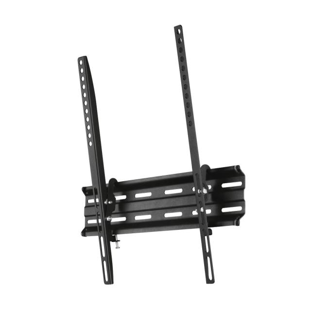 Стенна стойка за TV HAMA, Наклон 0/10°, 32"-65", 35 кг, VESA 400, 1 звезда, Черен