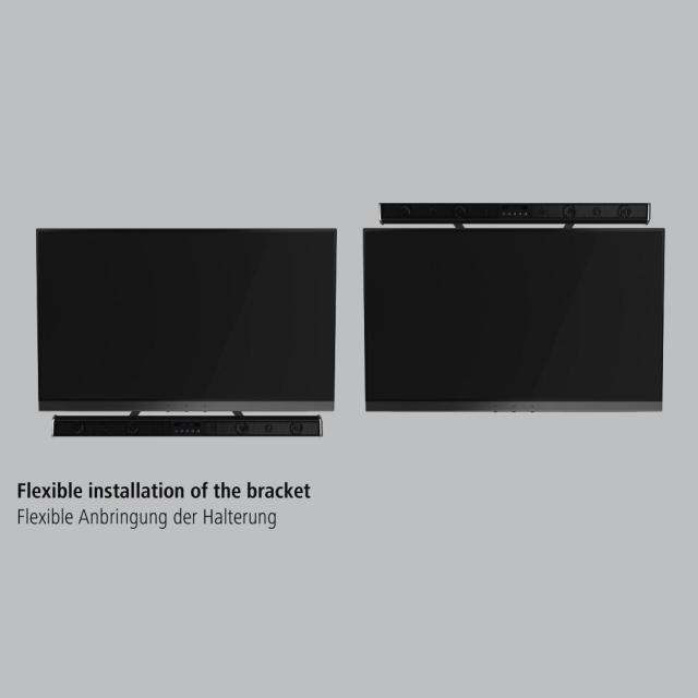 Стойка за Sound Bar HAMA, Фиксирана, 20 кг, Черен