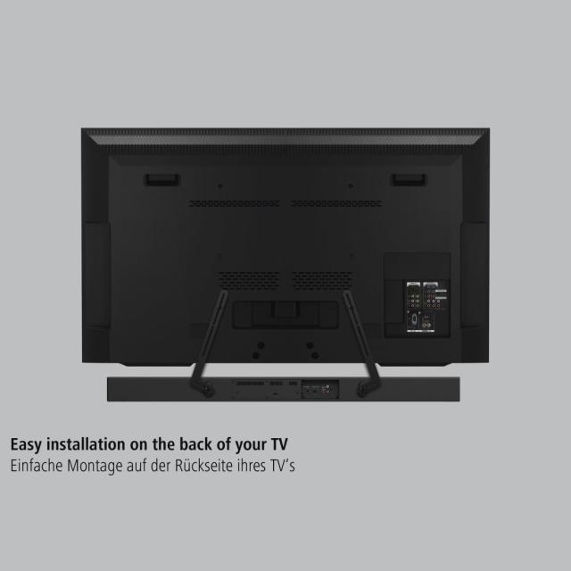 Стойка за Sound Bar HAMA, Фиксирана, 20 кг, Черен