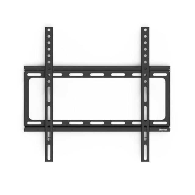 Стенна стойка за TV HAMA FIX, Фиксирана, 65", 35 кг, Черна